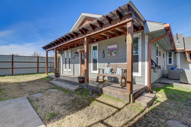 405 Hubbard, Josephine, TX 75173 - rear view of house with a lawn