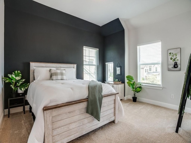 bedroom with carpet flooring