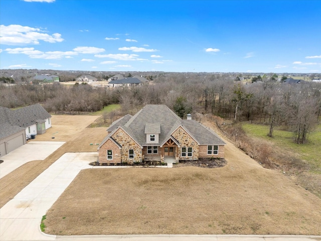 drone / aerial view