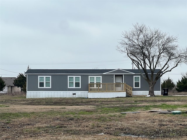 view of manufactured / mobile home