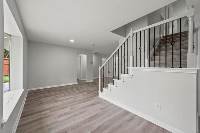 interior space featuring hardwood / wood-style flooring