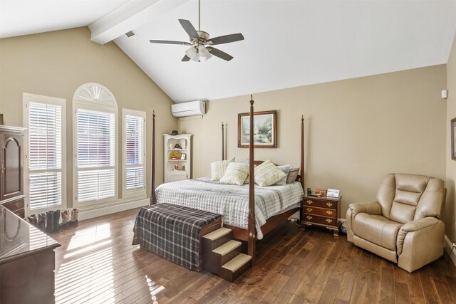 living room featuring dark hardwood / wood-style floors and crown molding