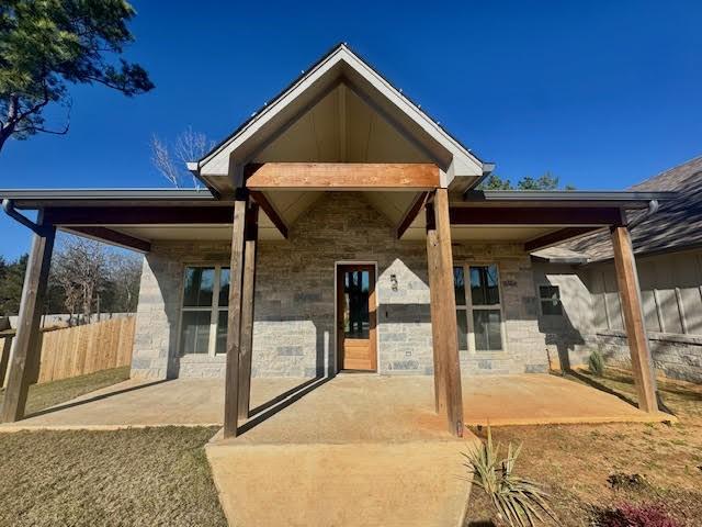 exterior space with a patio area