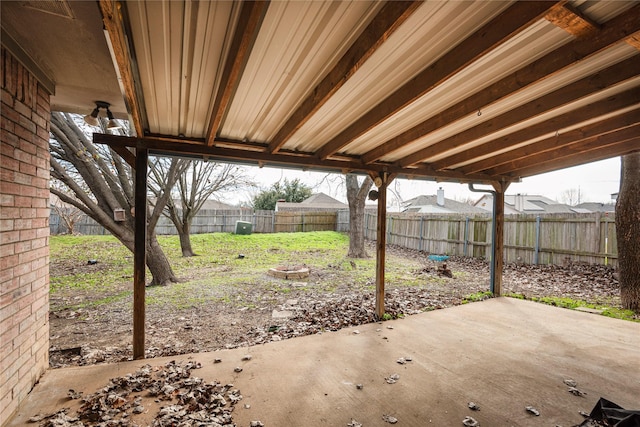 view of patio