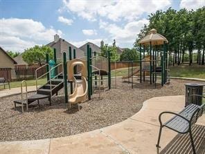 view of jungle gym