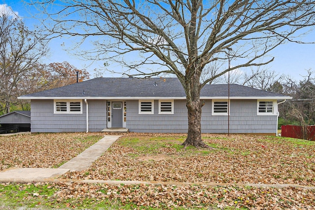 view of ranch-style home