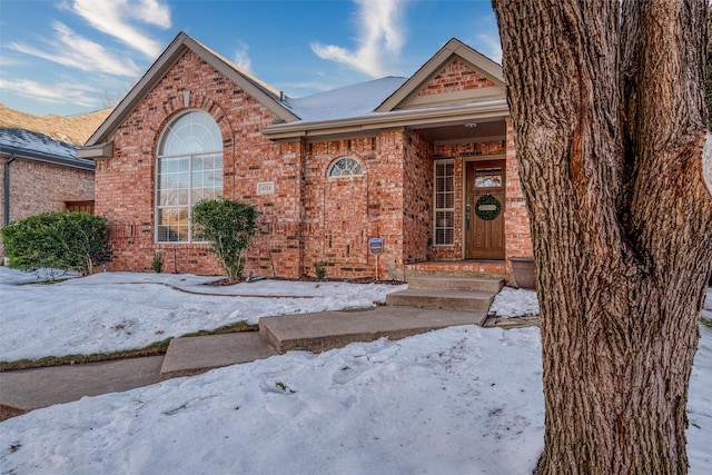 view of front of home