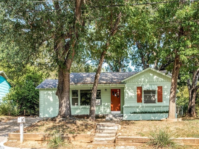 view of ranch-style home