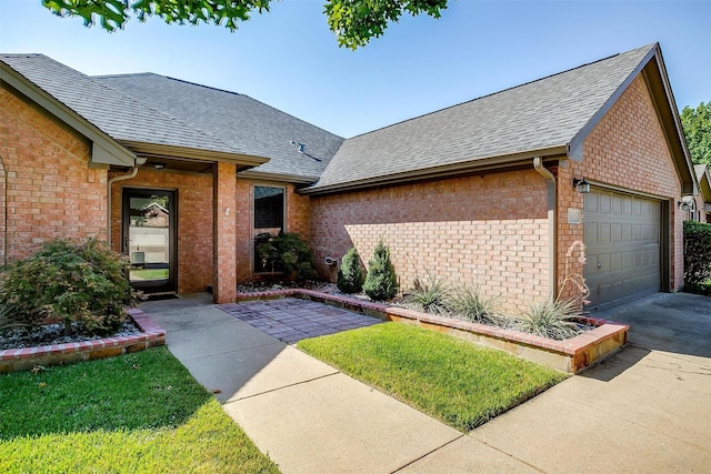 ranch-style house with a garage