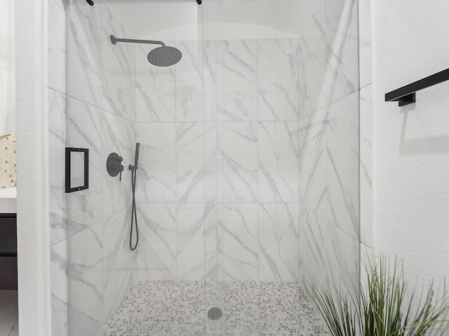 bathroom with walk in shower