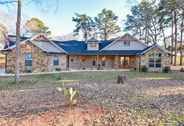 view of craftsman inspired home