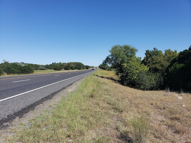 view of road