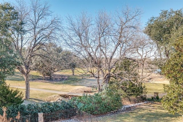 view of yard featuring a rural view