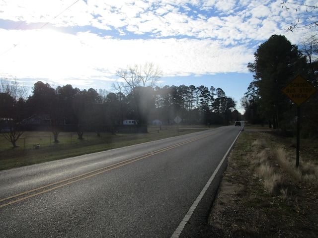 view of road