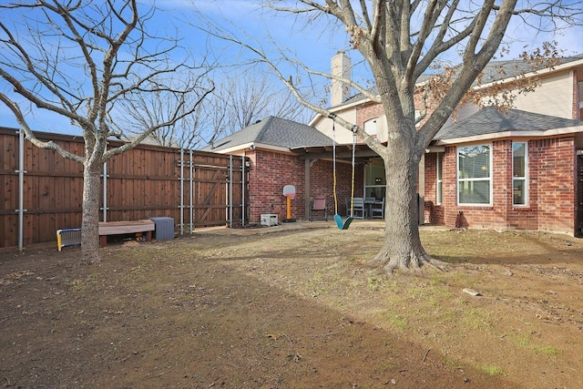 view of rear view of property