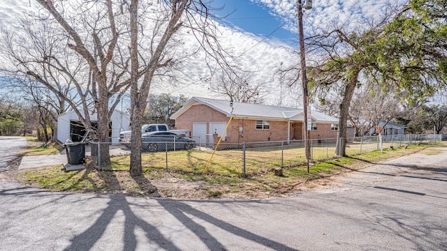 view of side of property