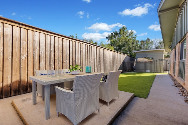 view of patio / terrace