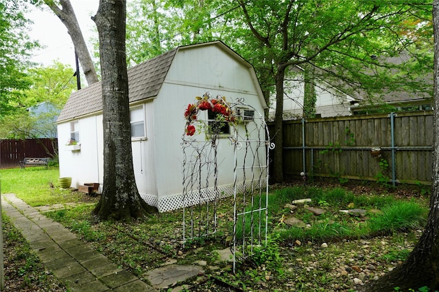1030 Laurel Ln, Paris, TX 75460 - view of shed featuring a fenced backyard
