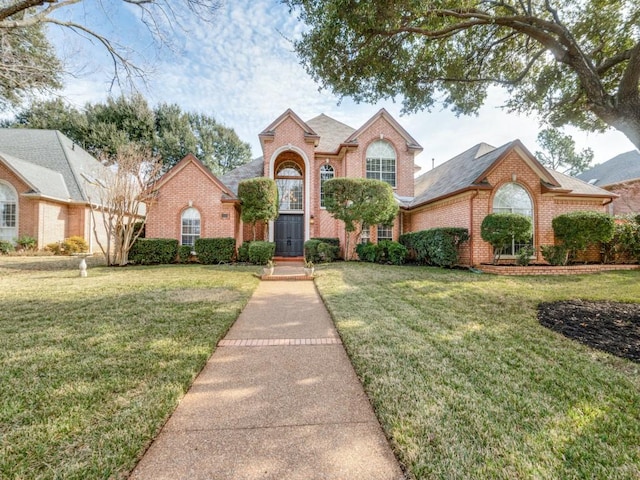 view of property with a front yard