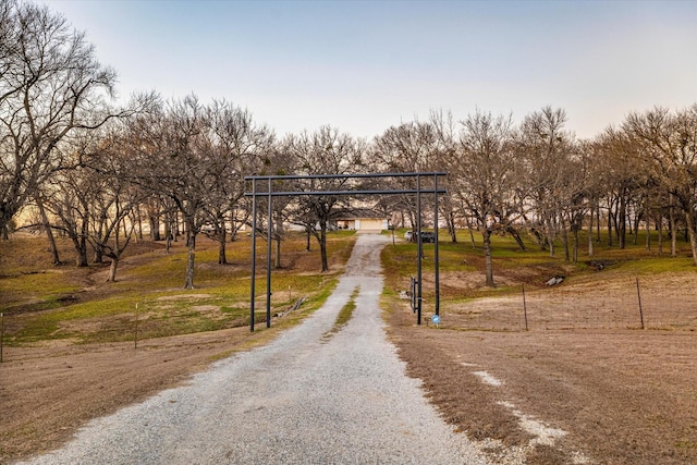 surrounding community featuring a rural view