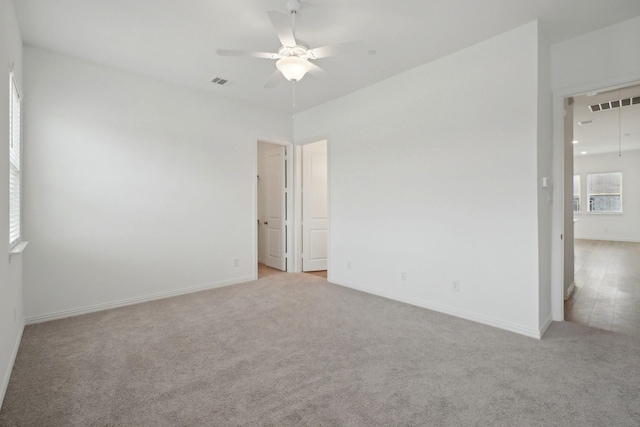 2402 Bulin Dr, Mansfield, TX 76063 - unfurnished bedroom with light colored carpet, visible vents, and baseboards