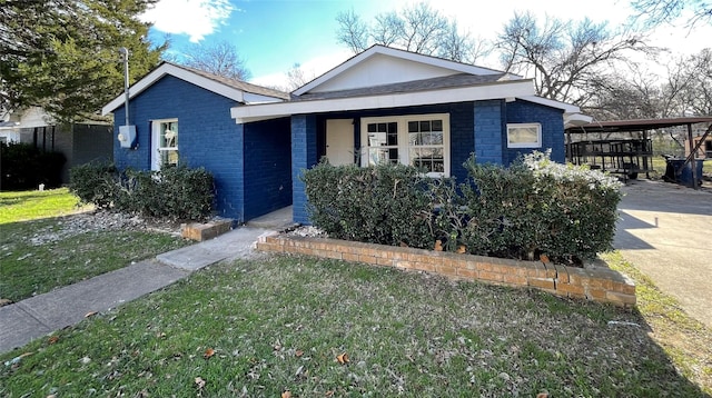 view of front of property