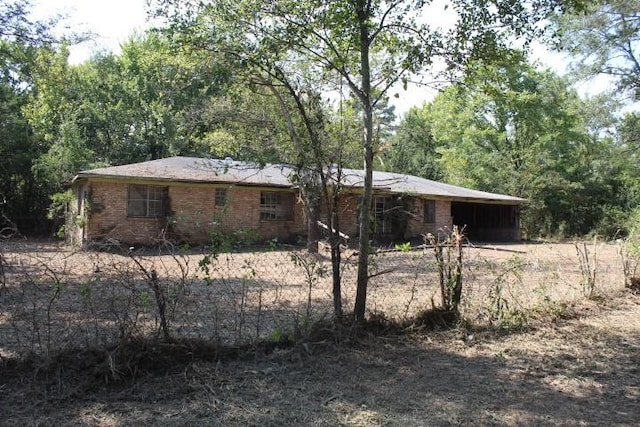 view of rear view of house