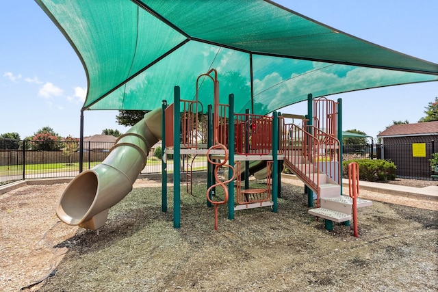 view of play area