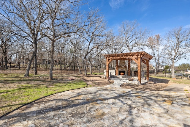 exterior space with a patio area