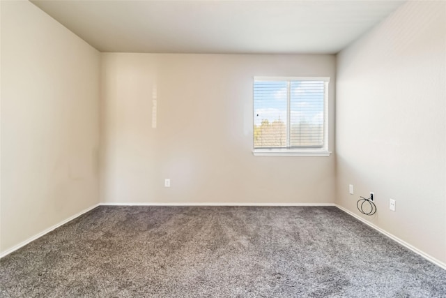 spare room featuring carpet flooring