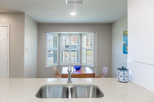 kitchen with sink