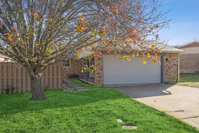 exterior space with a yard