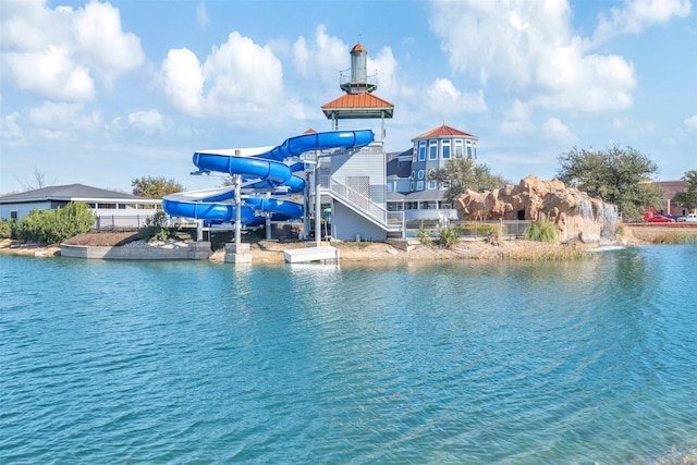 view of water feature