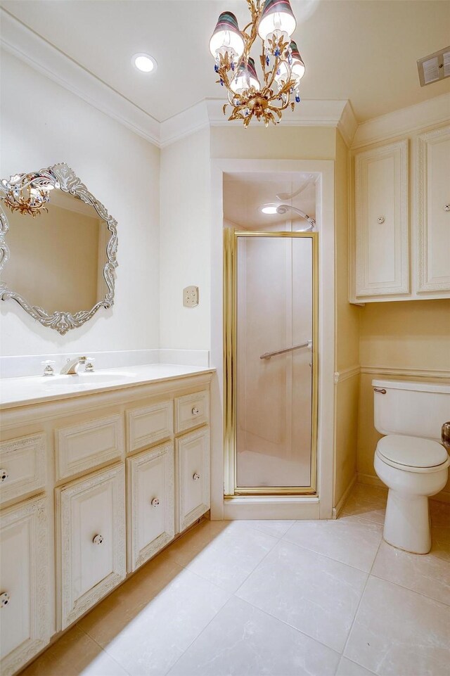 bedroom with crown molding, ceiling fan, and wood-type flooring