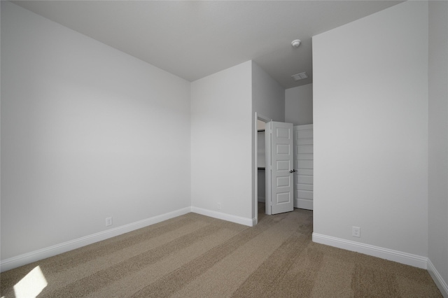 unfurnished bedroom featuring carpet floors