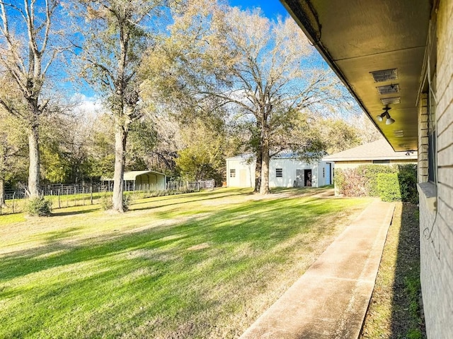 view of yard