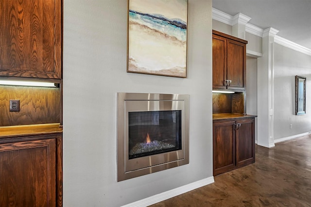 interior details featuring crown molding