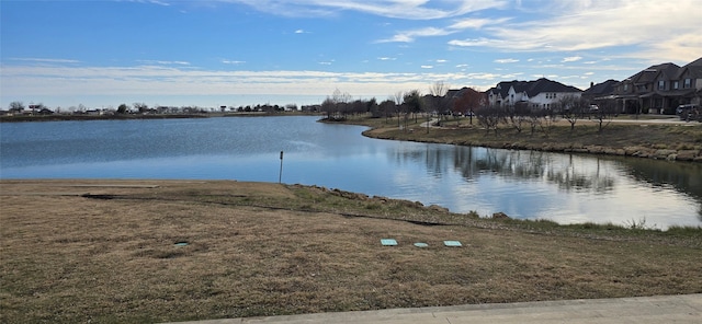 view of water feature