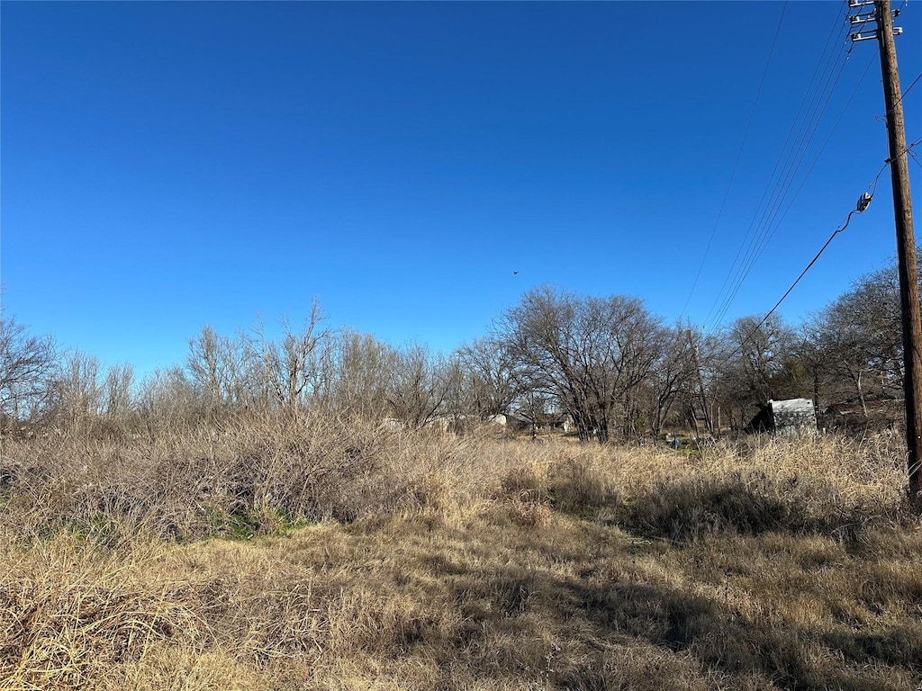 view of landscape featuring a rural view