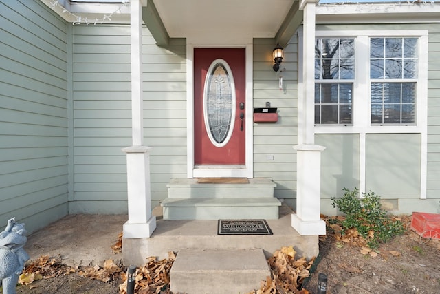 view of entrance to property