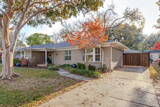 view of front of property