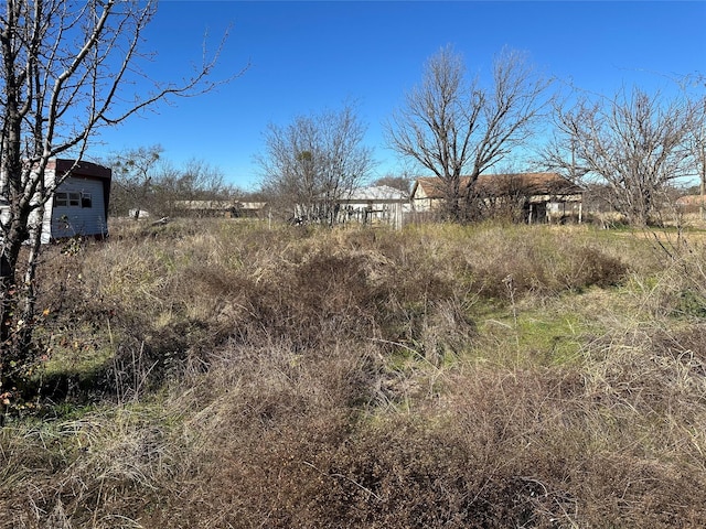 view of yard featuring a rural view