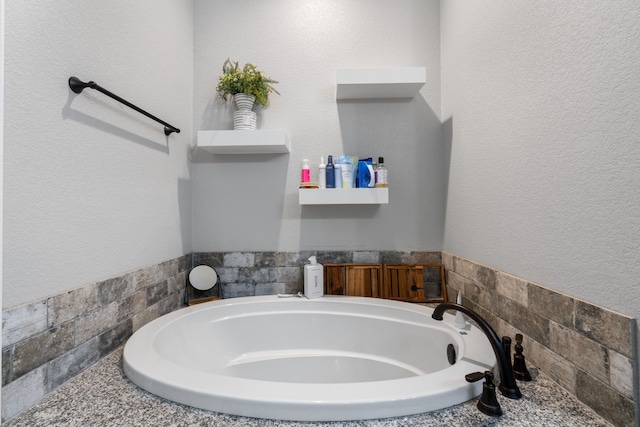 bathroom featuring a bathtub