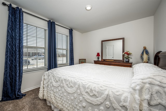 bedroom featuring carpet floors