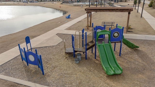 view of play area