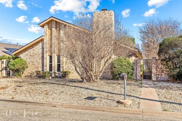 view of front of home