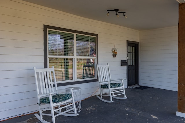 view of patio / terrace featuring a porch