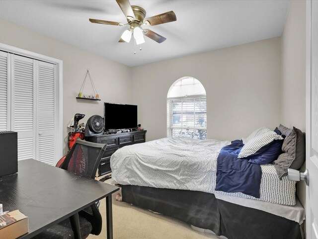 dining room featuring wood-type flooring and ceiling fan