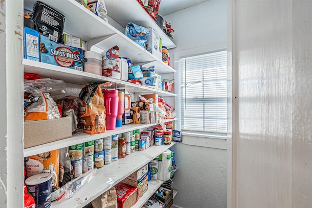 view of pantry