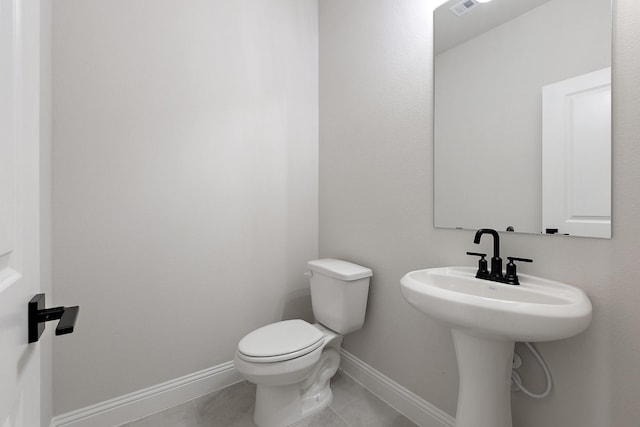 209 Briarwood Dr, Nevada, TX 75173 - bathroom with toilet and tile patterned floors
